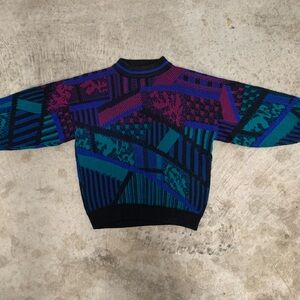 Vintage Geometric Sweater
